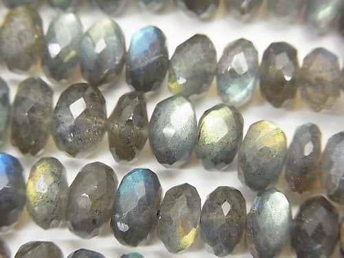 Labradorite, Roundel Gemstone Beads