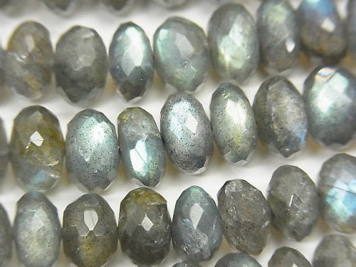 Labradorite, Roundel Gemstone Beads