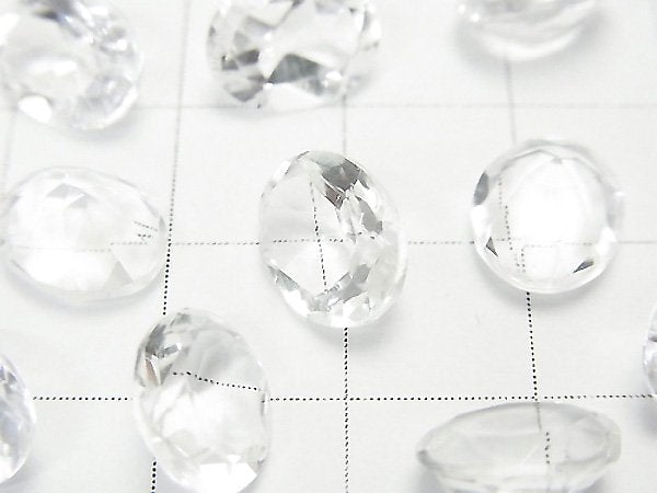 [Video]High Quality Crystal AAA Loose stone Oval Faceted 10x8mm 5pcs