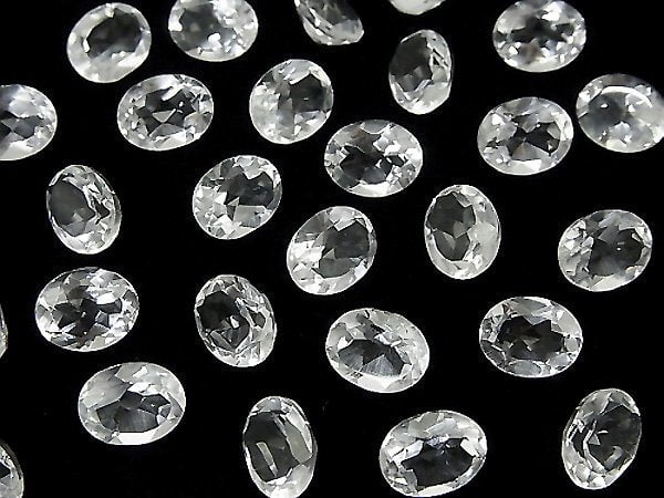 [Video]High Quality Crystal AAA Loose stone Oval Faceted 10x8mm 5pcs