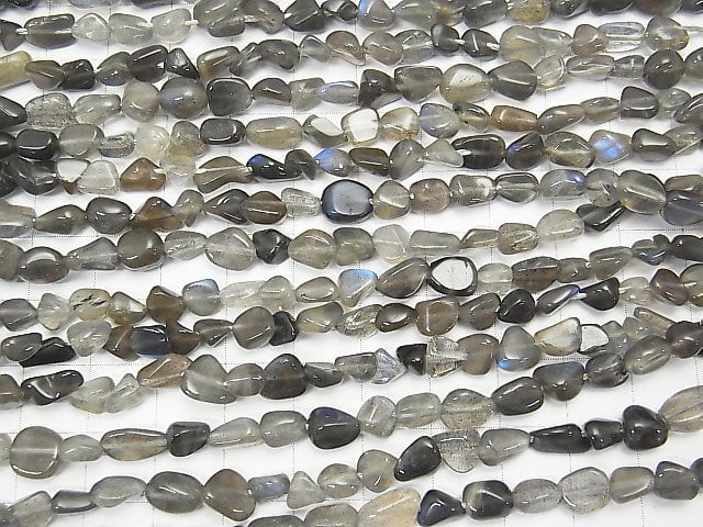 1strand $7.79! Blue Labradorite AA ++ Small Size Nugget 1strand beads (aprx.15inch / 37cm)