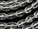 Crystal Quartz, Rice Gemstone Beads