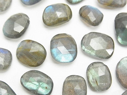 Free Form, Labradorite, Rose Gemstone Beads