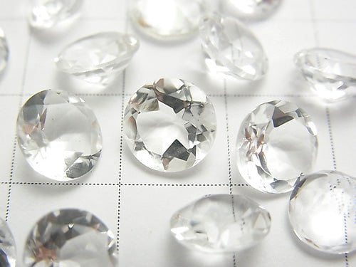 [Video]High Quality Crystal AAA Loose stone Round Faceted 8x8mm 5pcs