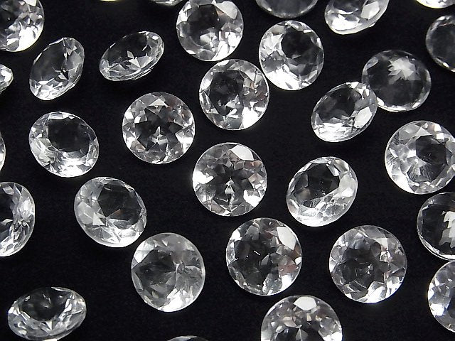 [Video]High Quality Crystal AAA Loose stone Round Faceted 10x10mm 3pcs