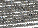 [Video] High Quality Labradorite AAA Faceted Button Rondelle 6x6x3mm half or 1strand beads (aprx.14inch/34cm)
