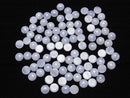 [Video]Blue Lace Agate AAA Round Cabochon 8x8mm 5pcs