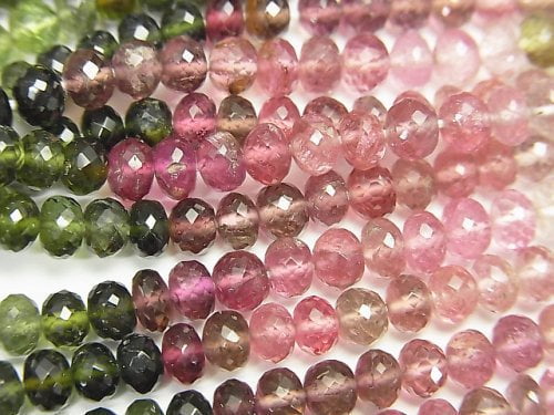 Roundel, Tourmaline Gemstone Beads