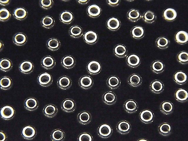 Silver925  Rondelle 3x3x1.5mm 20pcs