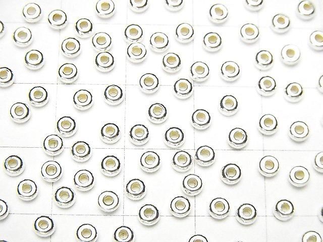 Silver925  Rondelle 3x3x1.5mm 20pcs