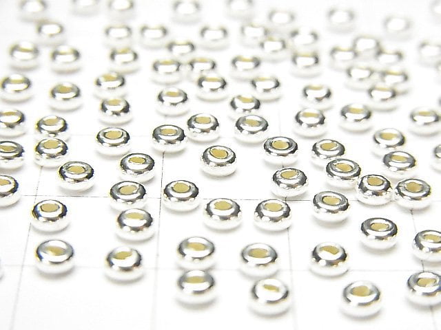 Silver925  Roundel 3x3x1.5mm 20pcs