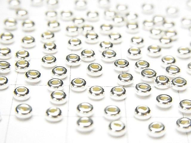Silver925  Rondelle 3x3x1.5mm 20pcs