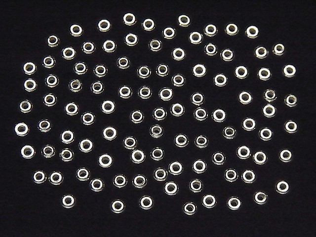 Silver925  Roundel 3x3x1.5mm 20pcs