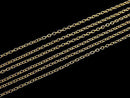 14KGF Cable Chain 1.2mm [40cm][45cm][50cm][60cm][75cm] Necklace 1pc
