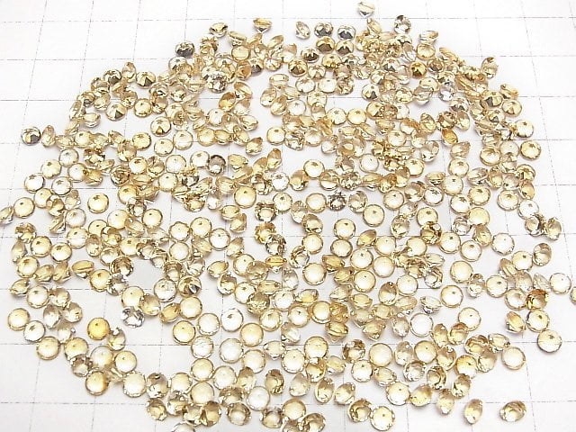 [Video]High Quality Citrine AAA Loose stone Round Faceted 4x4mm 10pcs