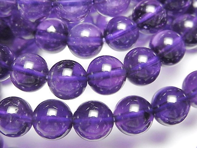 Accessories, Amethyst, Bracelet, Round Gemstone Beads