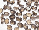 [Video] High Quality Smoky Quartz AAA Undrilled Oval Faceted 9x7mm 10pcs $11.79!