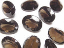 [Video]High Quality Smoky Quartz AAA Loose stone Oval Faceted 16x12mm 2pcs