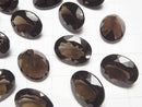[Video]High Quality Smoky Quartz AAA Loose stone Oval Faceted 16x12mm 2pcs