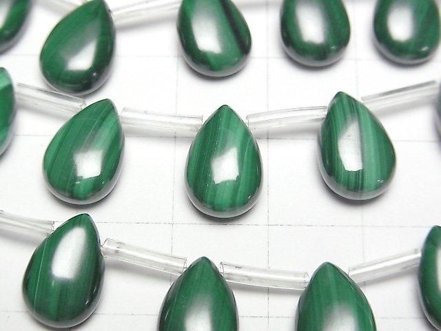 [Video] Malachite AAA Pear shape 12x8mm half or 1 strand beads (approx. 15inch/38cm)
