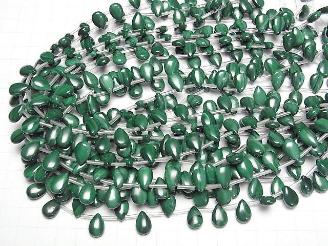 [Video] Malachite AAA Pear shape 12x8mm half or 1 strand beads (approx. 15inch/38cm)