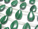 [Video]Malachite AAA Pear shape 14x10mm 1/4 or 1strand beads (aprx.15inch/36cm)