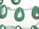 [Video]Malachite AAA Pear shape 18x13mm 1/4 or 1strand beads (aprx.15inch/36cm)