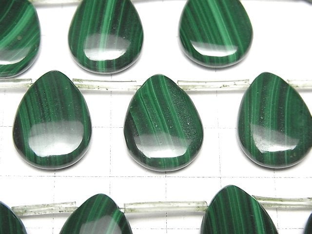 [Video]Malachite AAA Pear shape 20x15x5mm 1/4 or 1strand beads (aprx.14inch/34cm)