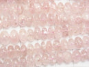 1strand $79.99! High Quality Morganite AA ++ Rondelle Size Gradation 1strand beads (aprx.15inch / 36cm)