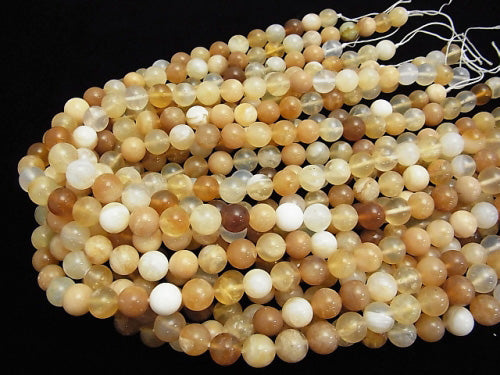 [Video] 1strand $8.79! African Yellow Opal Round 10mm 1strand beads (aprx.15inch / 38cm)
