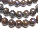 1strand $49.99! Australia Boulder Opal AAA - Round 6 mm 1strand (Bracelet)