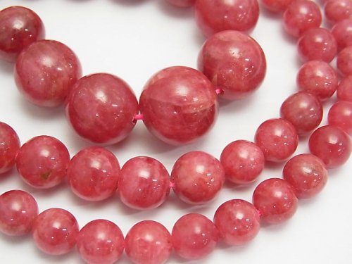 Necklace, One of a kind, Rhodonite, Round One of a kind