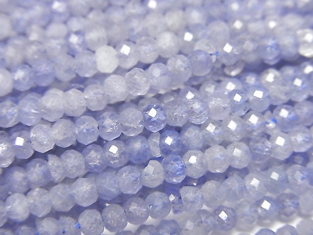 Roundel, Tanzanite Gemstone Beads