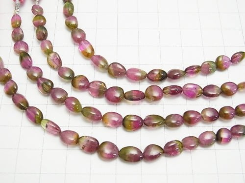 1strand $297.99! High Quality Water Tourmaline AAA Nugget Dark Color [S Size] 1strand beads (aprx.5inch / 12cm)