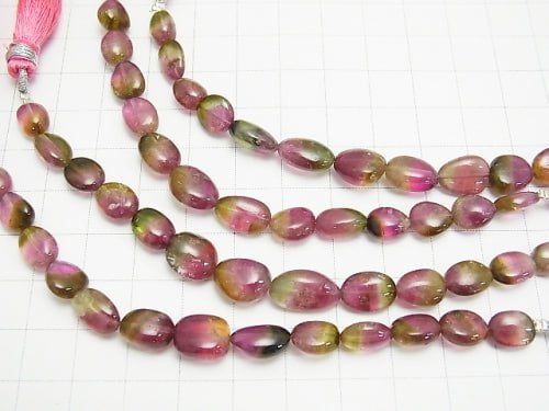 1strand $367.99! High Quality Water Tourmaline AAA Nugget Dark Color [M Size] 1strand beads (aprx.5inch / 12cm)