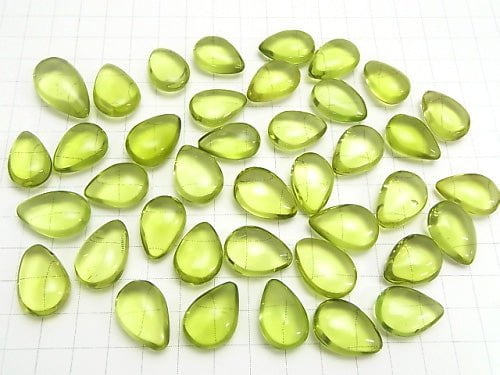 [Video] Green Amber Undrilled Pear shape (Smooth) 20 x 14 mm 4 pcs $69.99!