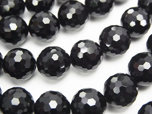 High Quality!  Onyx AAA 128Faceted Round 10mm half or 1strand beads (aprx.15inch/38cm)