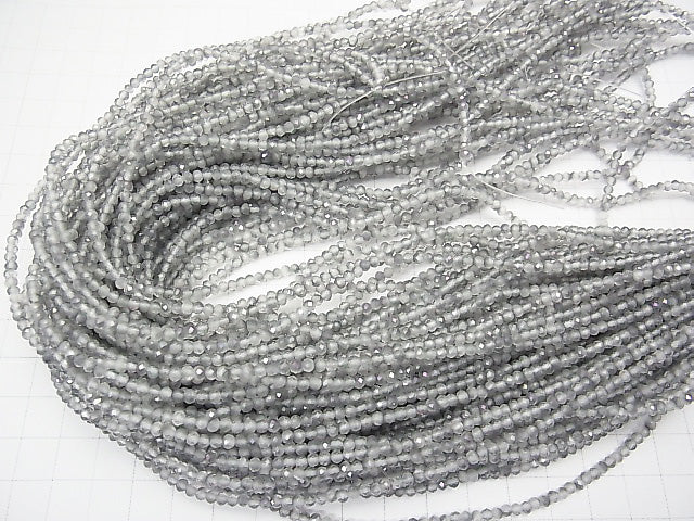 High Quality! 1strand $4.79! Mystic Quartz AAA - Small Size Faceted Button Roundel 3 x 3 x 2 mm 1strand beads (aprx.15 inch / 37 cm)