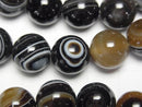 [Video] High Quality Tibetan Agate (Eye Agate) Round 12mm Bracelet