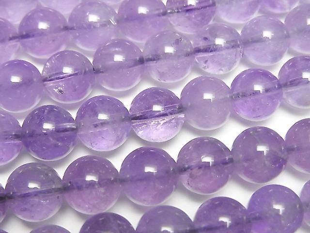 [Video] Amethyst AA+ Round 8mm 1-strand beads (approx. 15 inches/37 cm)