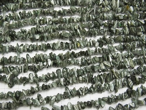 1strand $6.79! Seraphinite AAA Chips (Small Nugget ) 1strand beads (aprx.15inch/37cm)