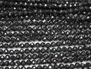 [Video]High Quality! 3pcs $7.79! High Quality Black Spinel AAA Faceted Round 3mm 1strand beads (aprx.14inch/35cm)