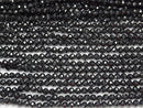 [Video]High Quality! 3pcs $7.79! High Quality Black Spinel AAA Faceted Round 3mm 1strand beads (aprx.14inch/35cm)