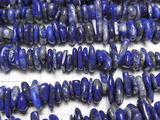 [Video] Lapislazuli AA++ Chips (Small Nugget ) 1strand beads (aprx.15inch/38cm)