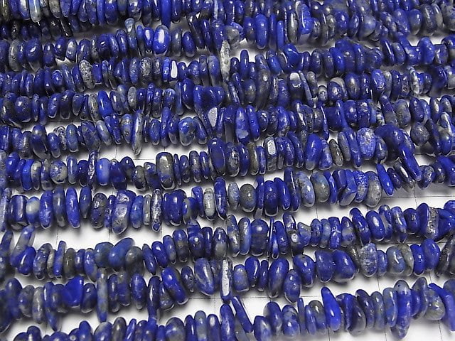 [Video] Lapislazuli AA++ Chips (Small Nugget ) 1strand beads (aprx.15inch/38cm)