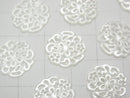 1pc $2.79! High Quality White Shell Watermark Coin 14x14x1.5mm 1pc