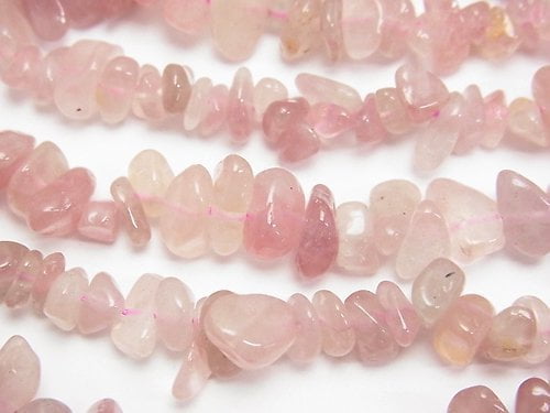 Chips, Nugget, Rose Quartz Gemstone Beads