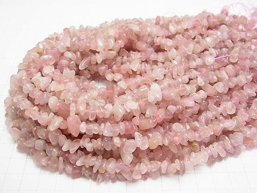 Deep Rose Quartz AA++ Chips (Small Nugget) 1strand beads (aprx.15inch / 38cm)