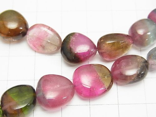 [Video] [One of a kind] High Quality Tourmaline AAAA Nugget Size Gradation Necklace