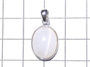 [Video] [One of a kind] High Quality White Cat's-eye Quartz AAA Pendant Silver925 NO.61